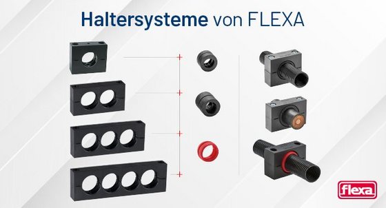 Haltersysteme von Flexa